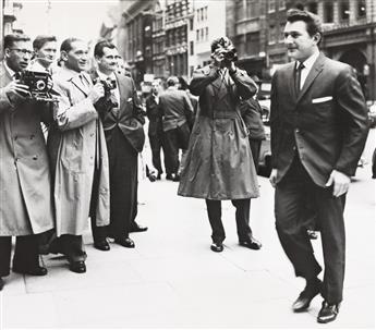 (WLADZIU VALENTINO LIBERACE, 1919-1987) Three photographs of Liberace retracing key moments of his public life.